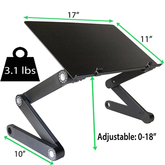 Uncaged Ergonomics Adjustable Laptop/Tablet Stand - Picture 2 of 5